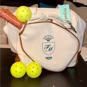 Fresca Mixed Peerless RallyReady Pickleball Tote w Paddles Limited Edition Promo